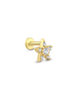 14K Gold Star Muse Piercing