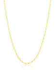 14K Gold Maxi Lumina Disc Necklace