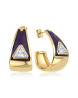 Diva Violet Earring