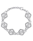 Elodie White Crystal Bracelet