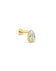 14K Gold Damla Piercing