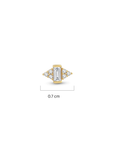 14K Gold Bow Piercing