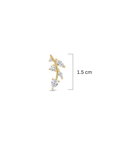 14K Gold Vine Leaf Piercing
