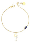 Deniz Letter Bracelet