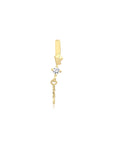 14K Gold Harf Tragus Piercing