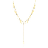 14K Coralia Line Necklace