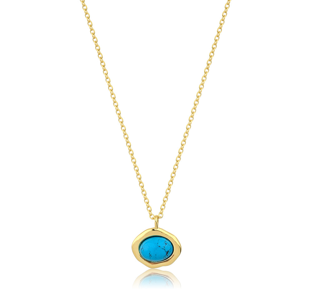 Hülya Aqua Kolye