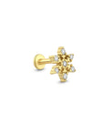 14 Ayar Altın Ice and Star Piercing