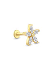 14 Ayar Altın Jasmine Bloom Piercing