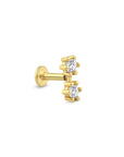 14K Gold Soulmate Piercing