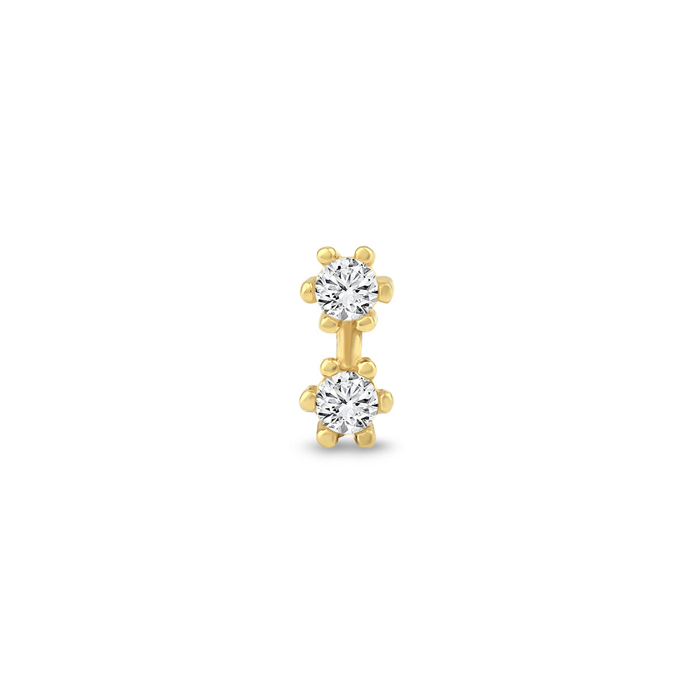 14K Gold Soulmate Piercing