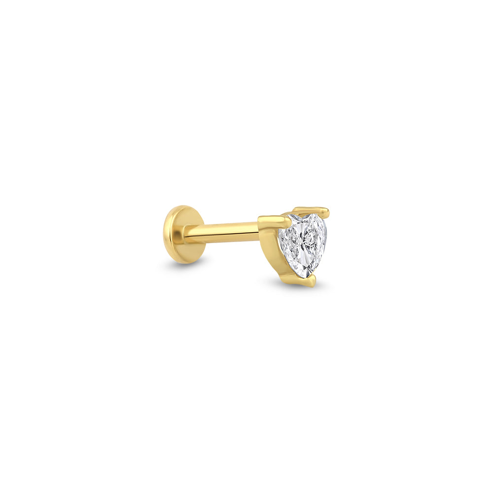 14 Ayar Altın Sweet Heart Piercing