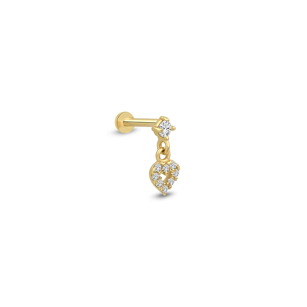 14 Ayar Altın Sweet Love Piercing
