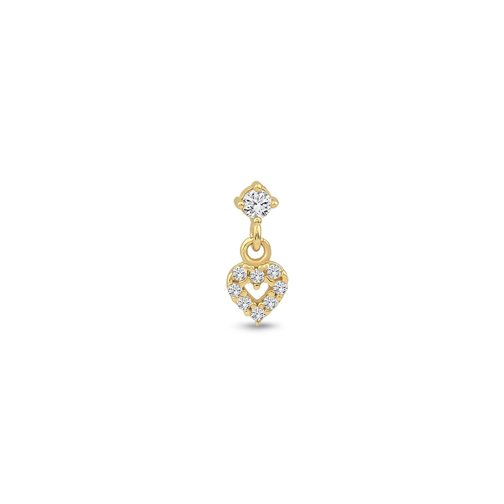 14 Ayar Altın Sweet Love Piercing