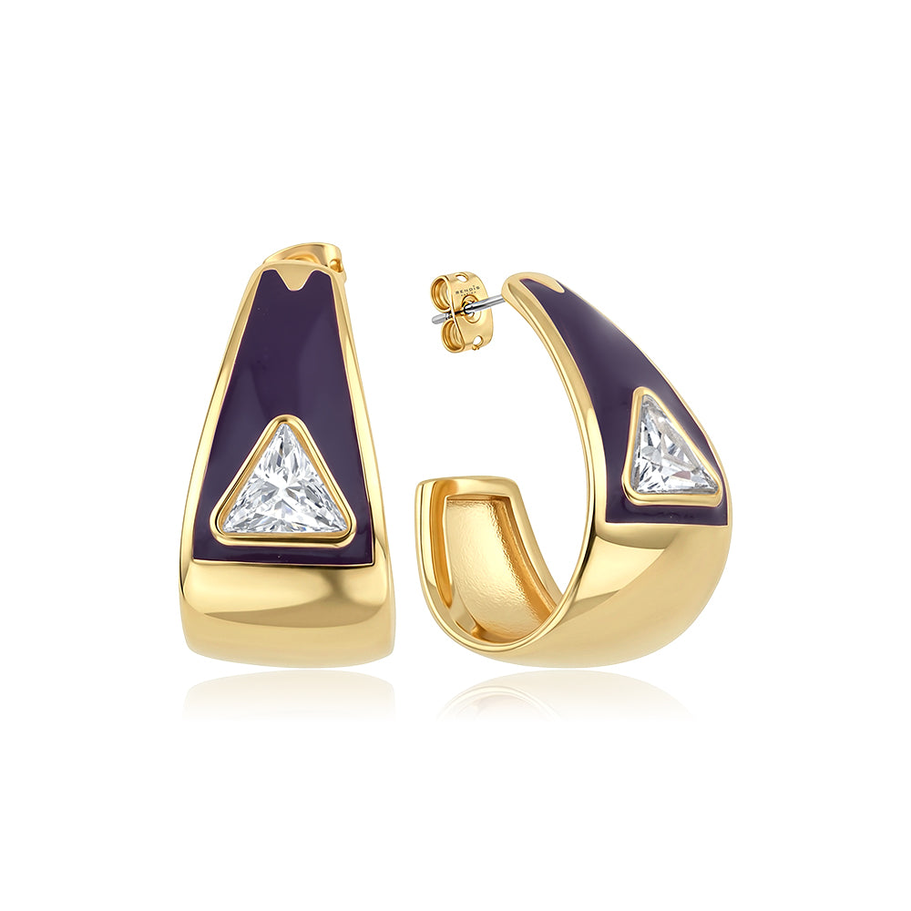 Diva Violet Earring