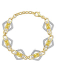 Elodie Yellow Crystal Bracelet