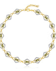 Elodie Green Crystal Necklace