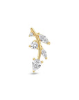 14 Ayar Altın Vine Leaf Piercing