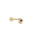 14 Ayar Altın Evil Eye Piercing