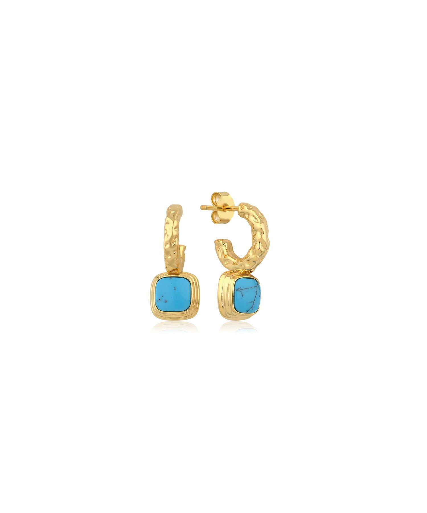 Aqua Luna Earring