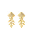 Square Leaf Earrings