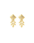 Square Leaf Earrings