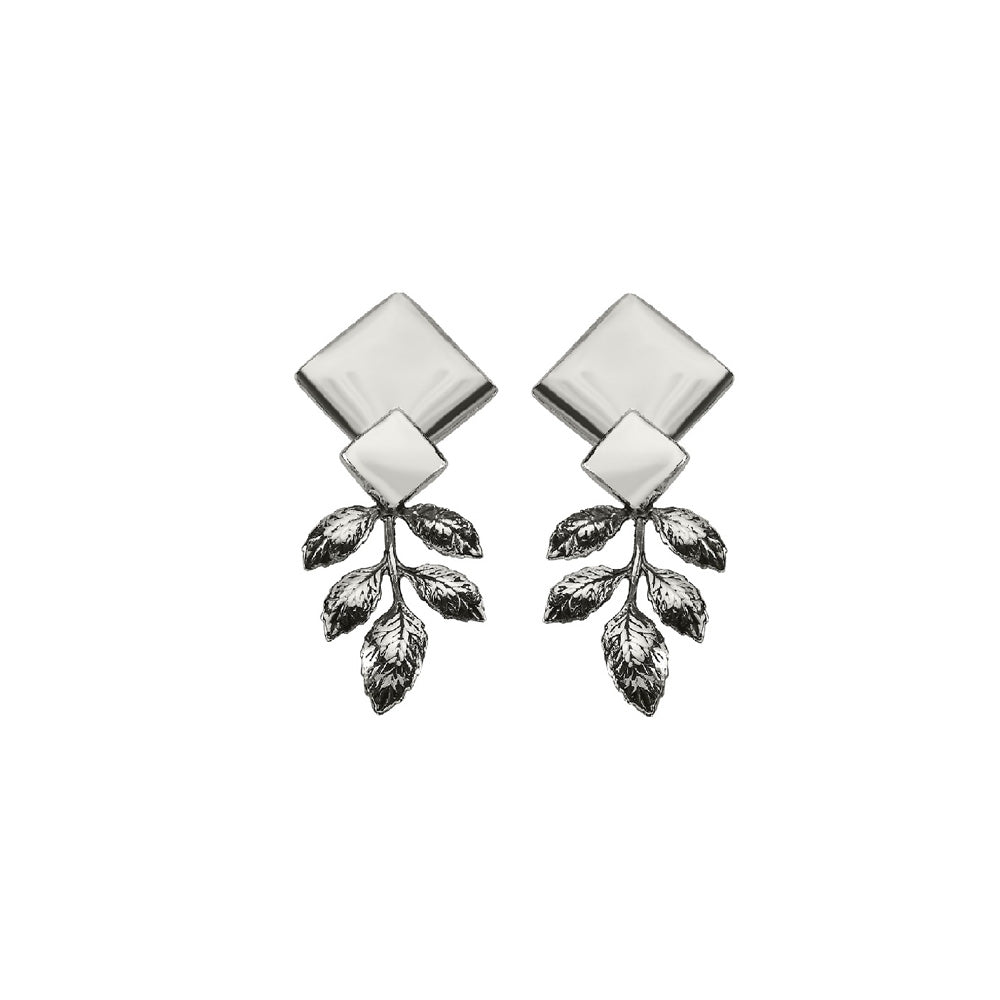 Square Leaf Earrings