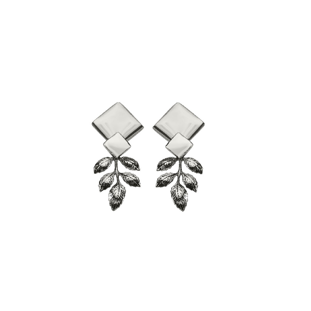 Square Leaf Earrings