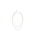 Katmer Mirrored Triple Necklace Short