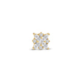 14 ayar altın lotus zirkon taşlı kadın piercing