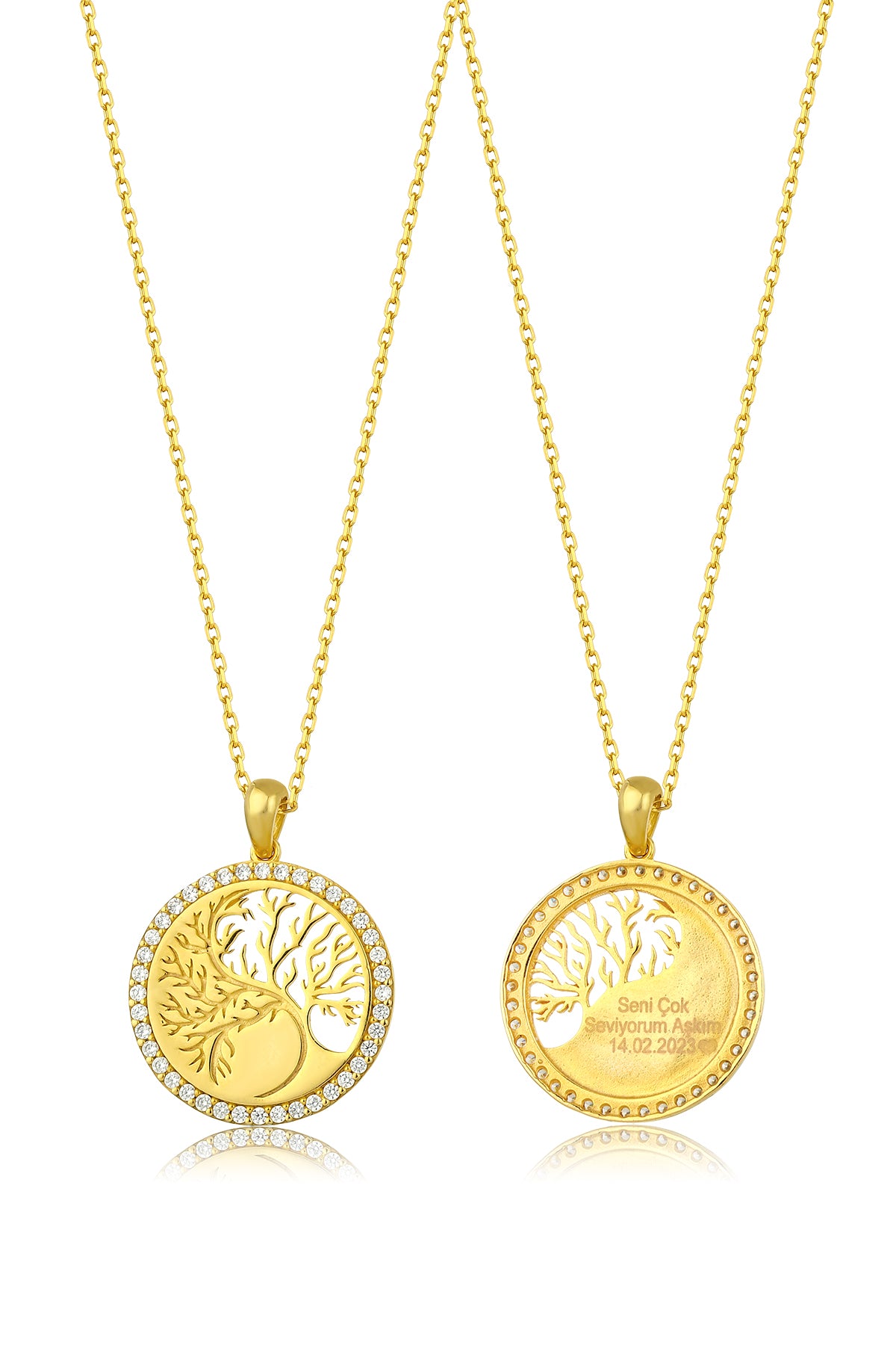 Personalized Judgment Tree of Life Necklace