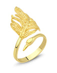 Swan Ring Gold