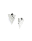 Enamel Triangle Earrings