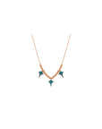 Triple Pole Star Necklace