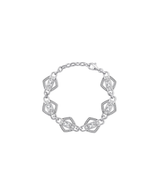 Elodie White Crystal Bracelet