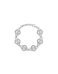 Elodie White Crystal Bracelet