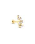 14K Gold Yaprak Piercing