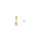 14K Gold Star Drop Piercing