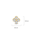 14K Gold Clover Piercing