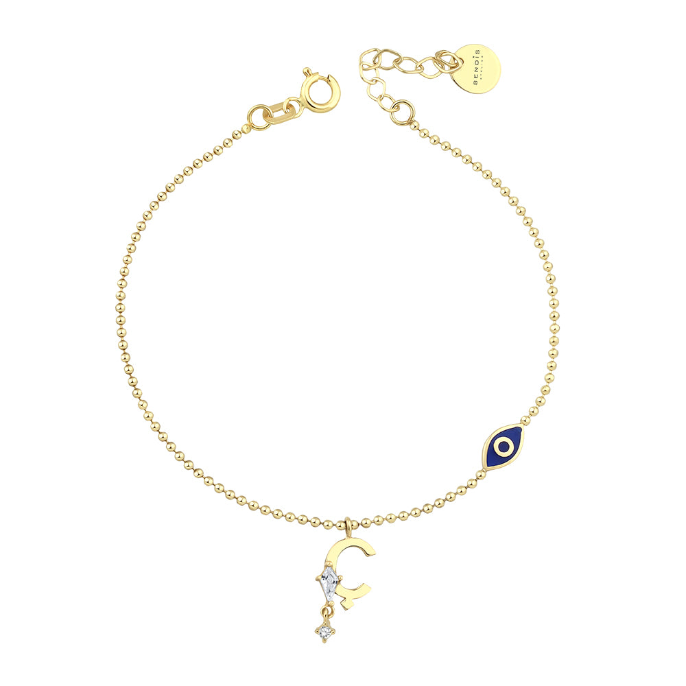 Deniz Letter Bracelet