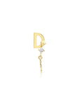 14K Gold Harf Tragus Piercing