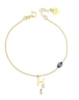 Deniz Letter Bracelet