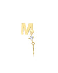 14K Gold Harf Tragus Piercing