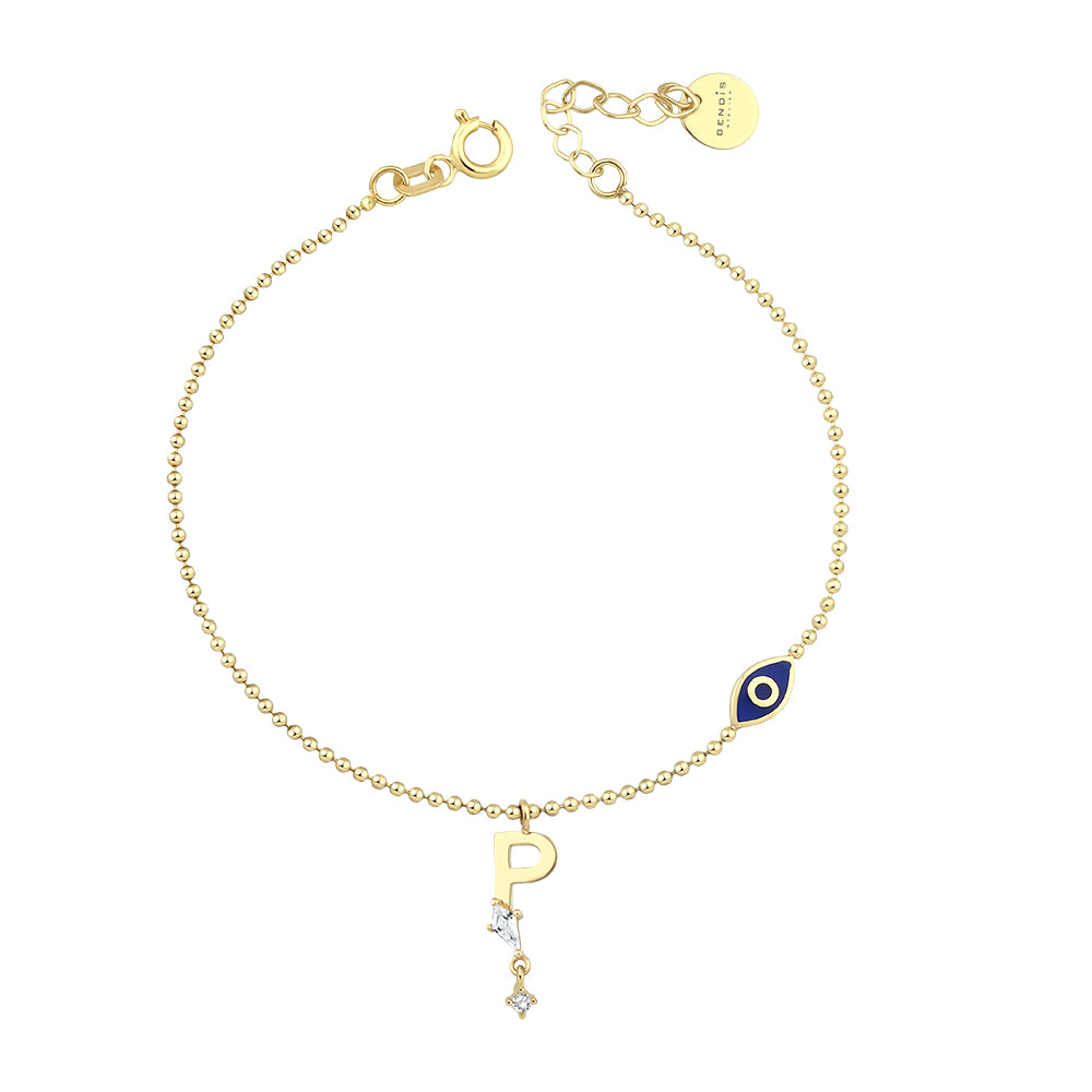 Deniz Letter Bracelet