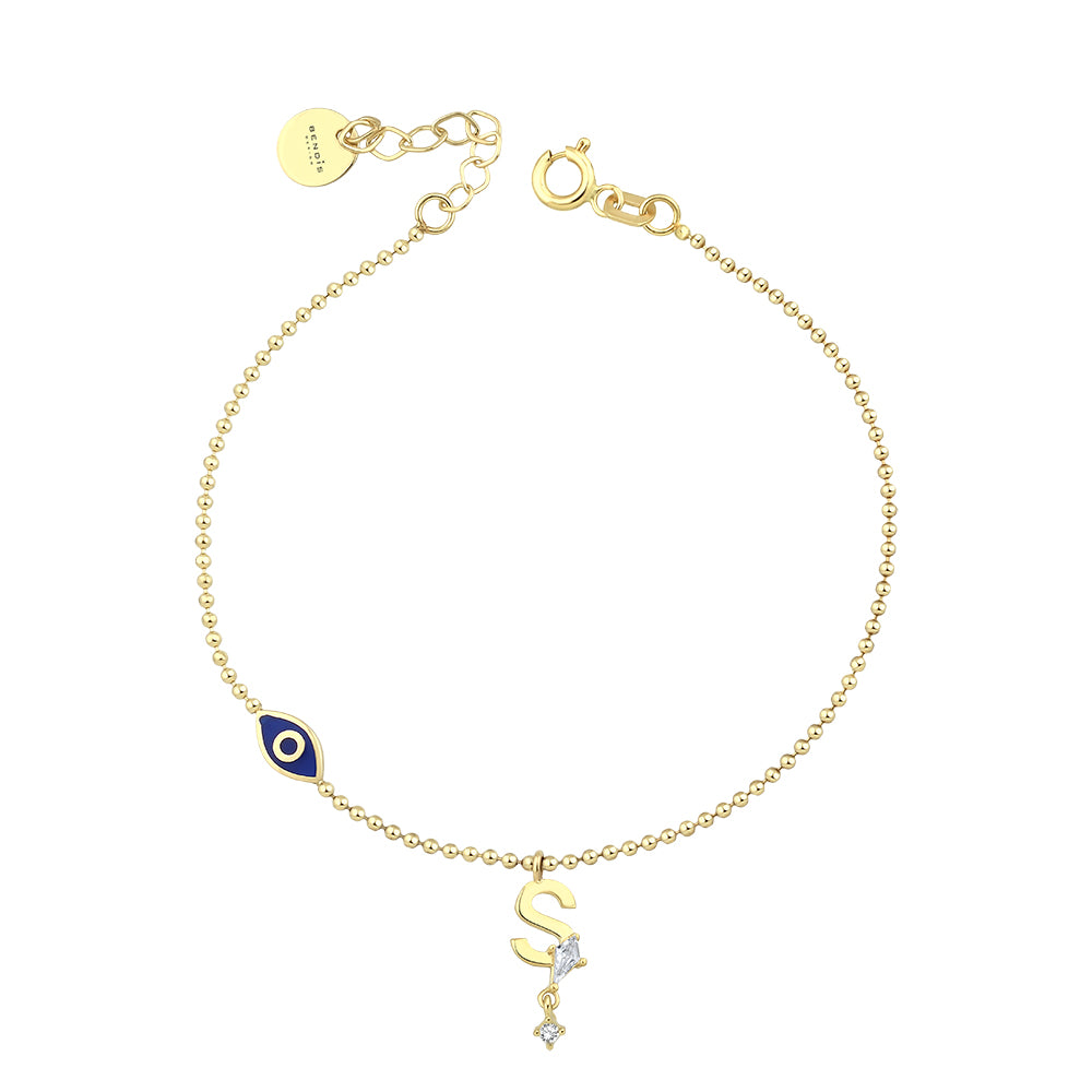 Deniz Letter Bracelet
